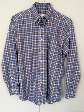 PETER MILLAR Men’s Orin Crown Lite Cotton Stretch Sport Shirt MF23W13LTB